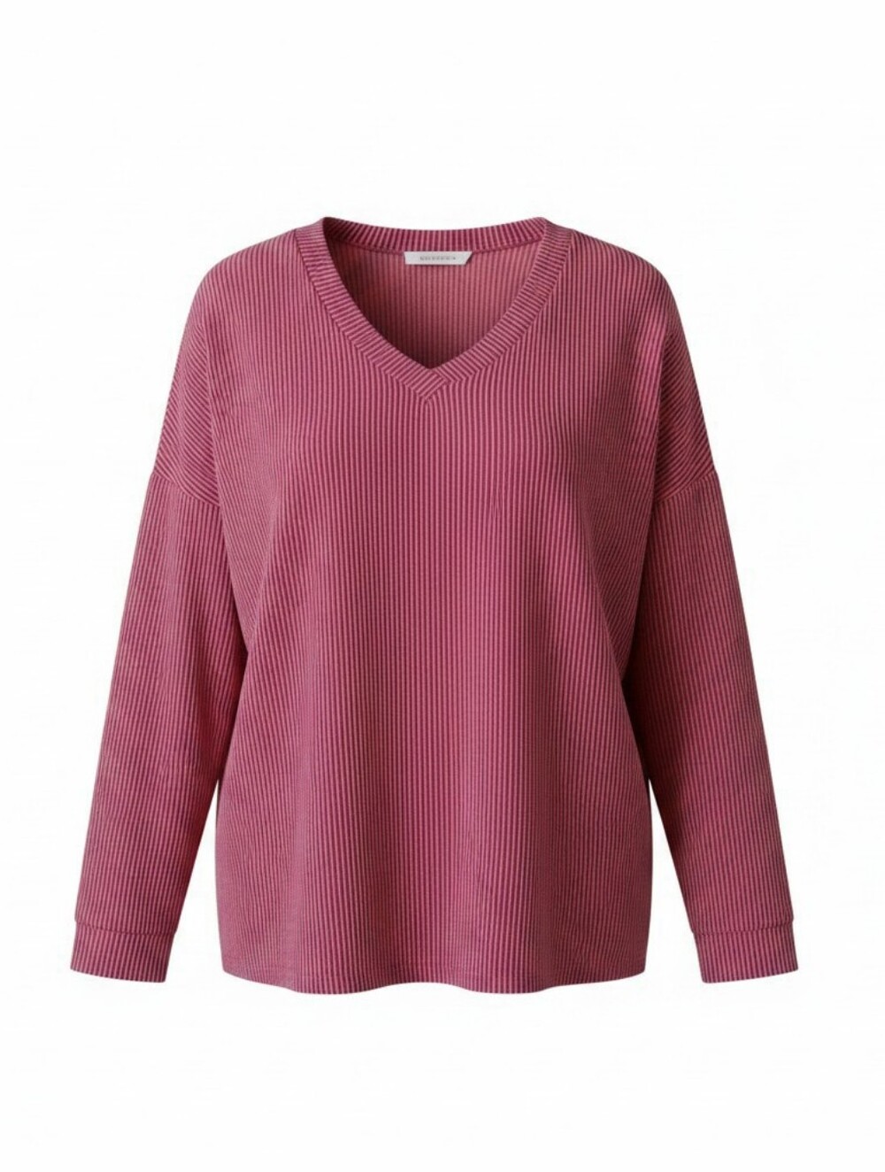Kirundo Everyday V-Neck Ribbed Sweater - Dusty Rose